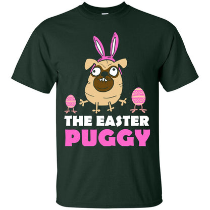 The Easter Puggy Cool Dog T-shirt For Easter Holiday Forest