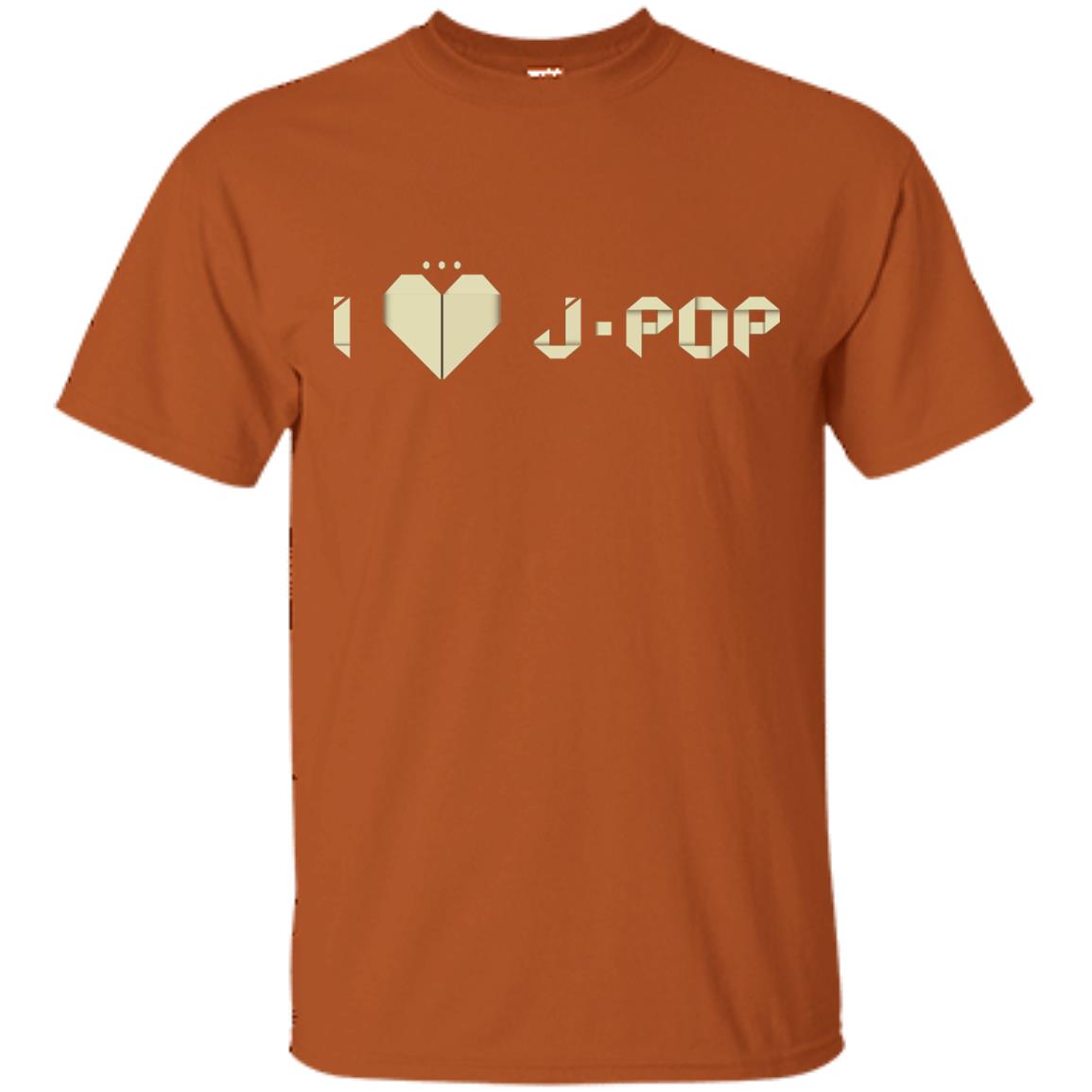 I Love J-pop T-shirt Texas Orange