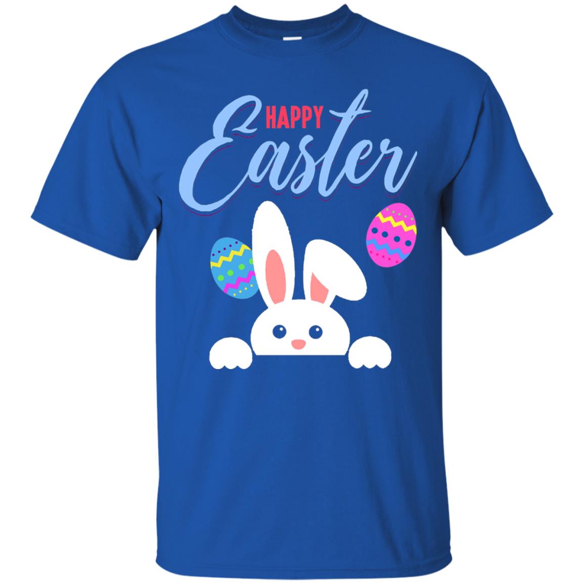 Emoji Bunny Egg Happy Easter Shirt Royal