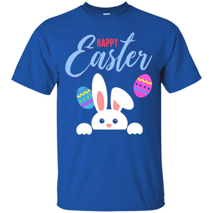 Emoji Bunny Egg Happy Easter Shirt Royal