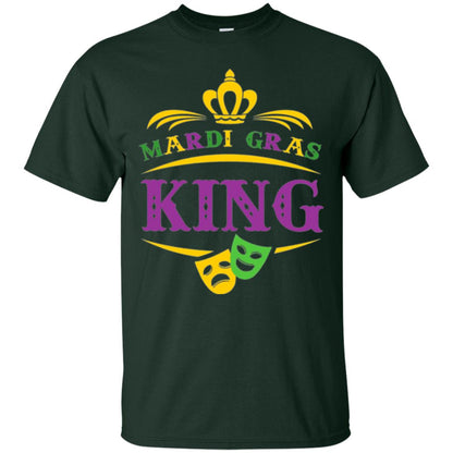 Mardi Gras King Gift T-shirt Forest Green