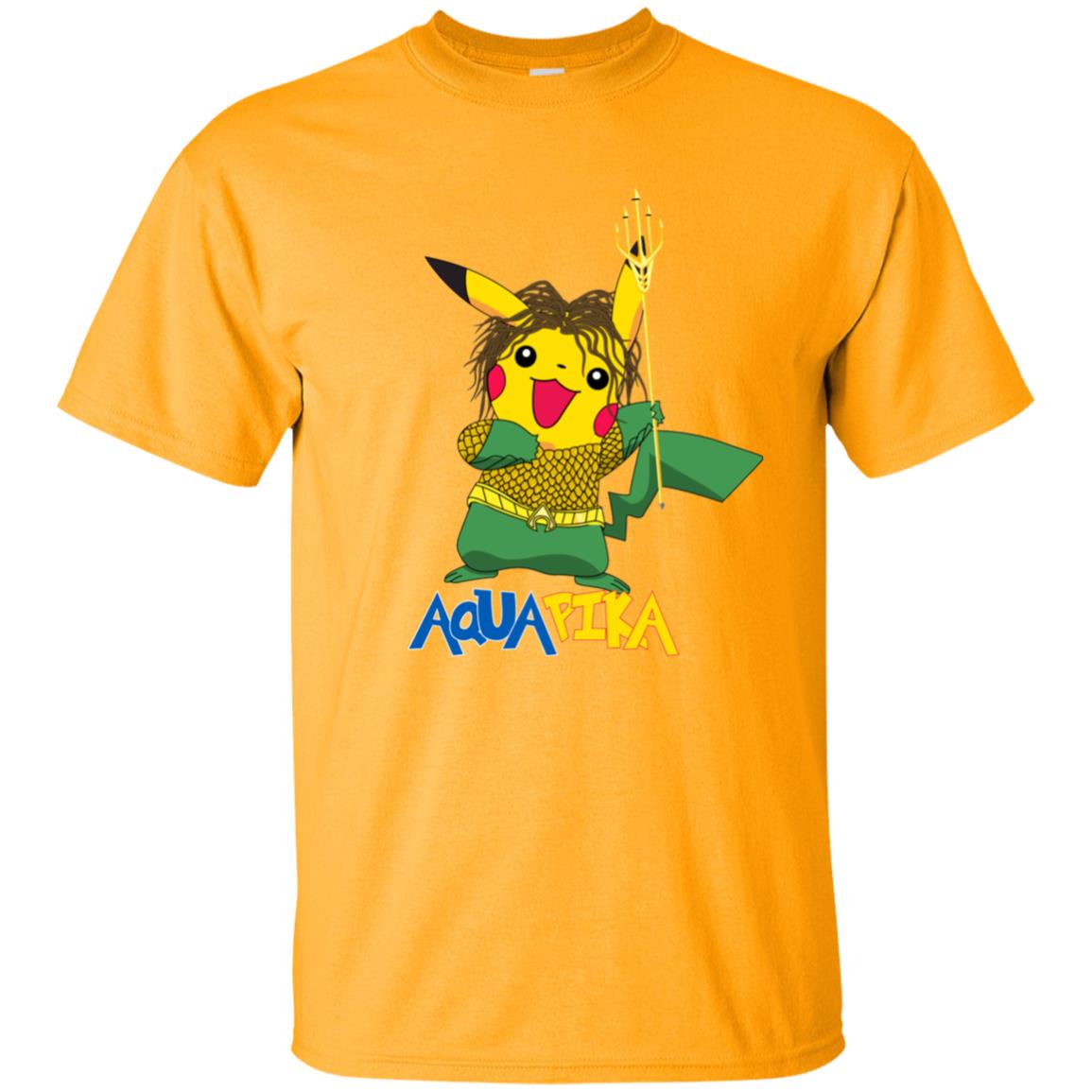 Aquapika Aquaman Piakachu Fan Shirt Gold