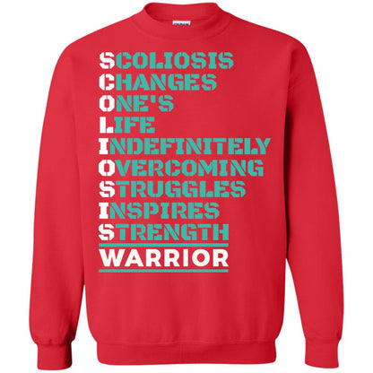 Changes One_s Life Indefinitely Overcoming Struggles Inspires Strength Coliosis Warrior Red