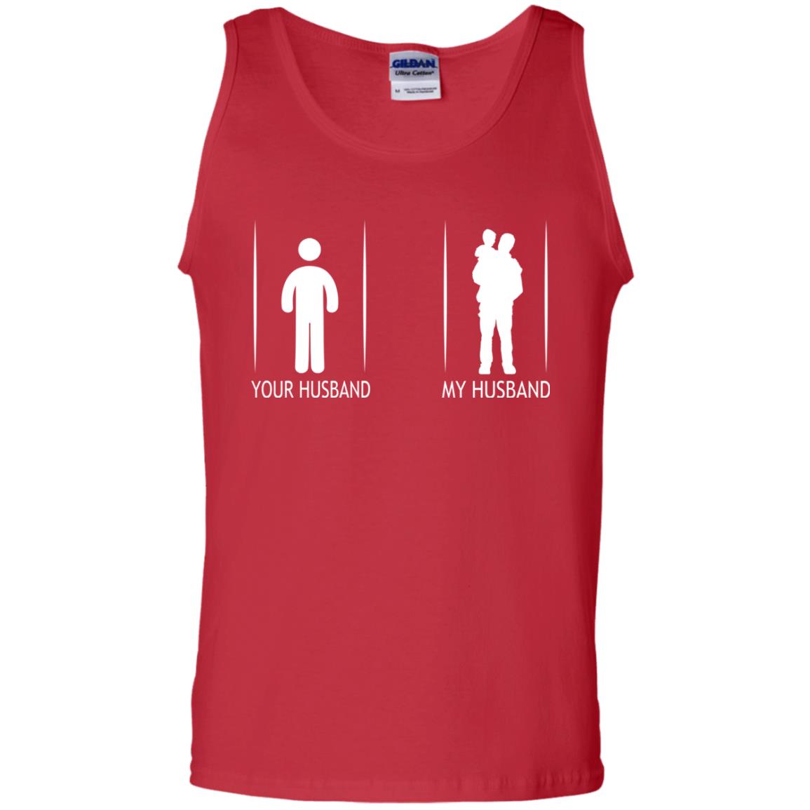 Your Husband My Husband With Baby Wife Shirt Red