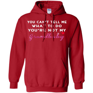 You Can't Tell Me What To Do You're Not My Grandbaby Grandparents ShirtG185 Gildan Pullover Hoodie 8 oz.