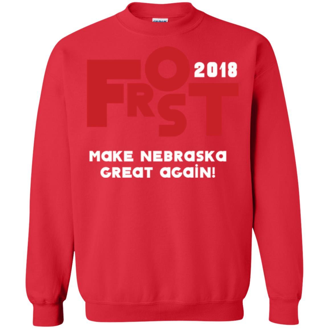 Frost 2018 Make Nebraska Great Again T-shirt Red