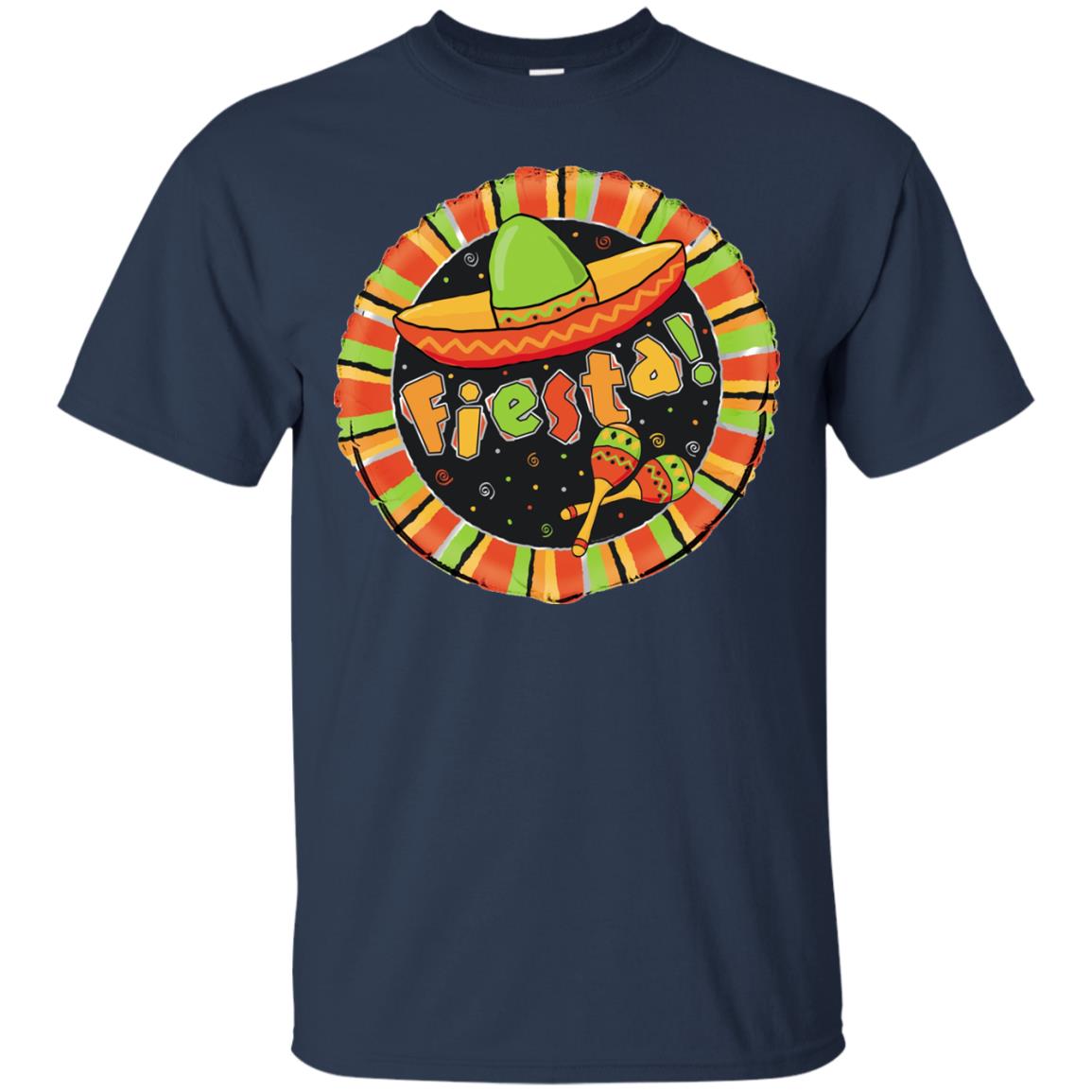 Fiesta Cinco De Mayo Mexican Festival Shirt Navy