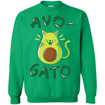 Cat Lovers T-shirt Avocado Avogato Irish Green