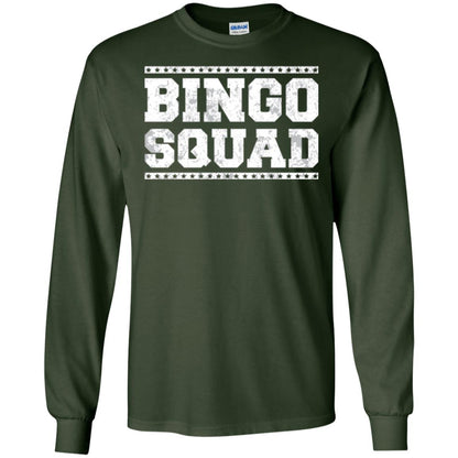 Bingo Squad Distressed Style Lucky Player T-shirt Forest Green