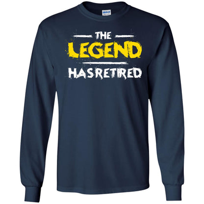 Retirement T-shirt The Legend Has Retired Navy