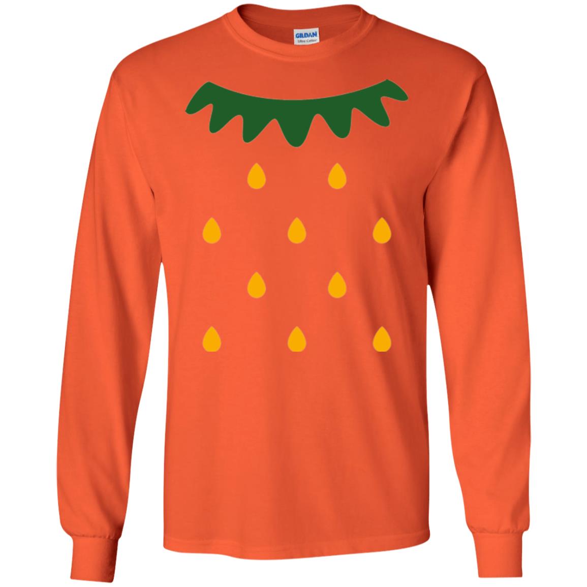 Fruit Salad Matching Set Strawberry Lover T-shirt Orange
