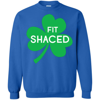 Saint Patrick's Day T-shirt Shamrocks Fit Shaced Royal