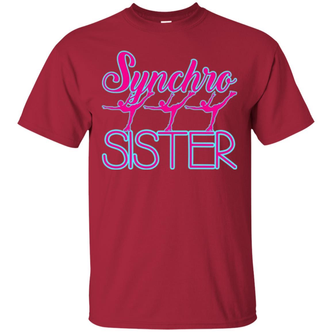 Synchronized Skating T-shirt Synchro Sister Cardinal