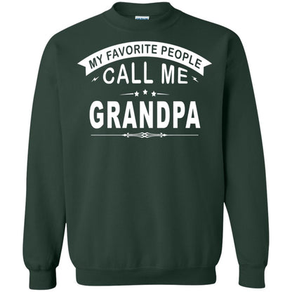 My Favorite People Call Me Grandpa Papa T-shirt Forest Green