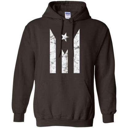 Boricua T-shirt Puerto Rico Black Flag T-shirt Dark Chocolate