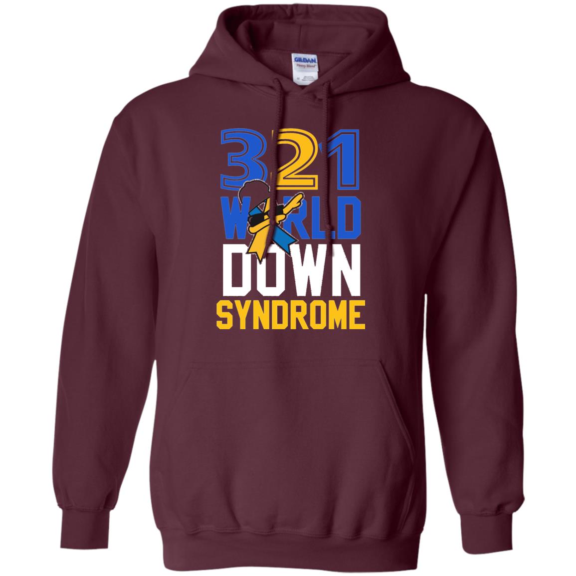 Awareness March 21 World Down Syndrome Day Shirt Maroon