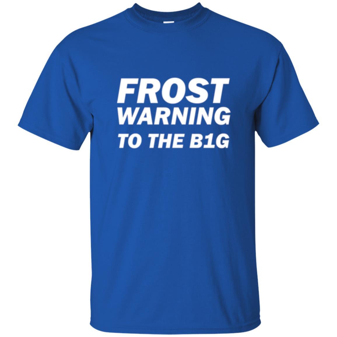 Frost Warning Nebraska T-shirt Royal