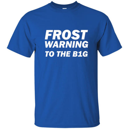 Frost Warning Nebraska T-shirt Royal