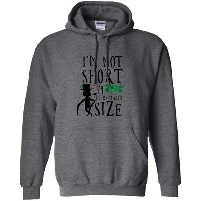 I_m Not Short Leprechaun Size Funny St Patrick_s Day T-shirt Dark Heather