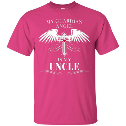 Uncle T-shirt My Guardian Angel Is My Uncle Heliconia