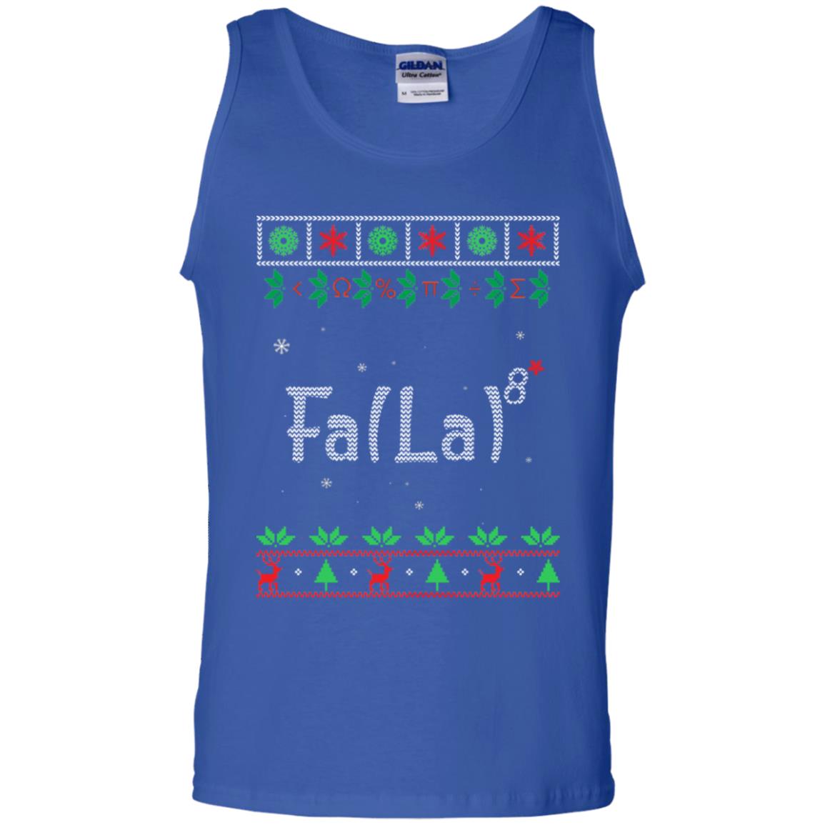 Fa La La La Mathematics X-mas Gift Shirt Royal