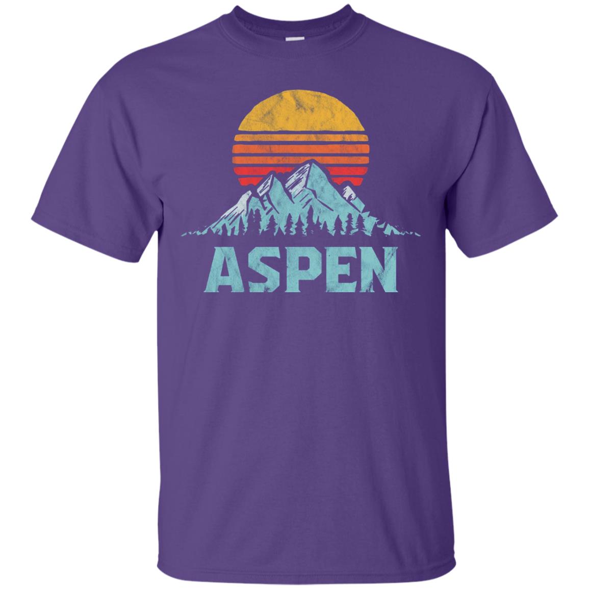 Aspen Mountain T-shirt Purple