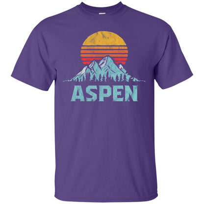 Aspen Mountain T-shirt Purple