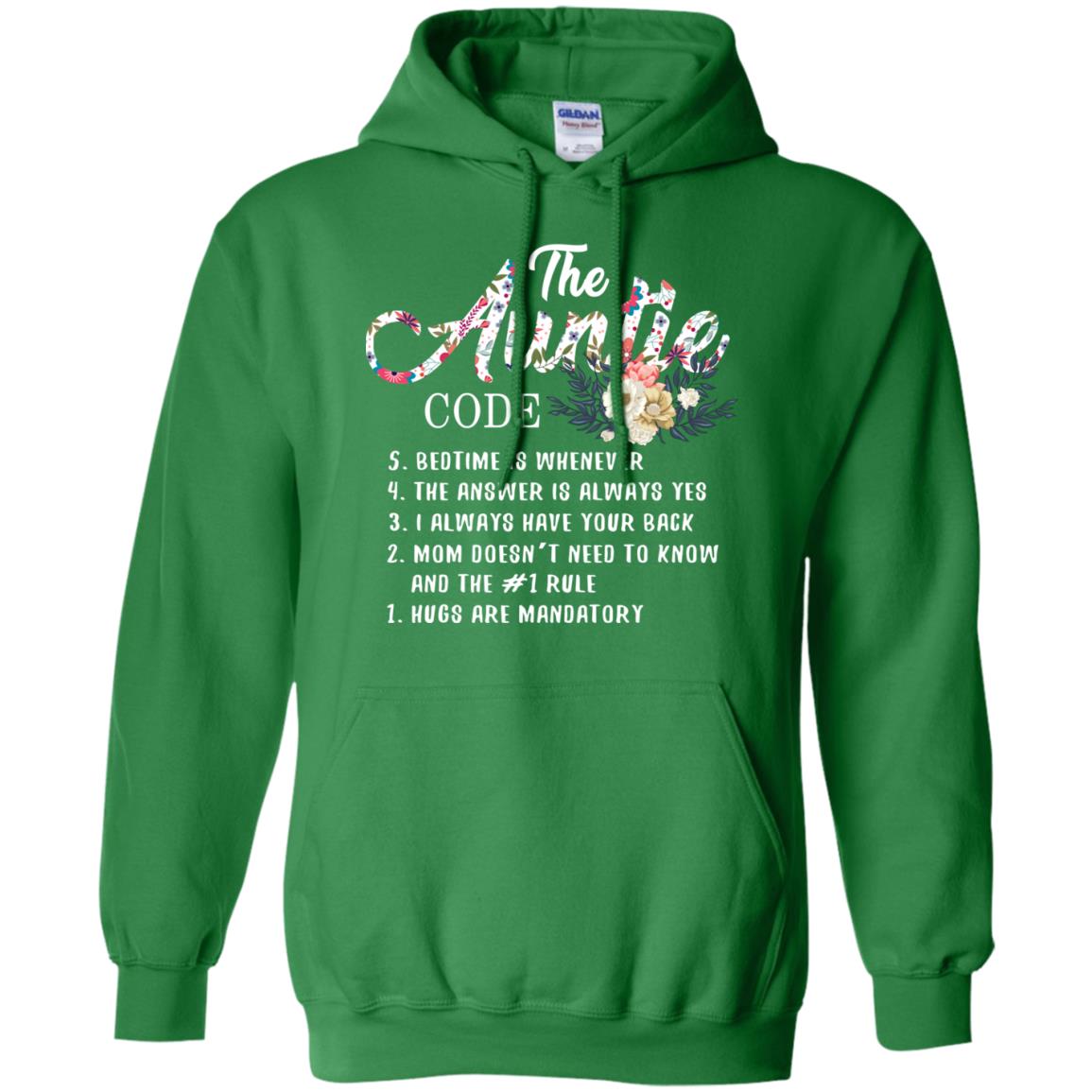 The Auntie Code Shirt For Womens Irish Green