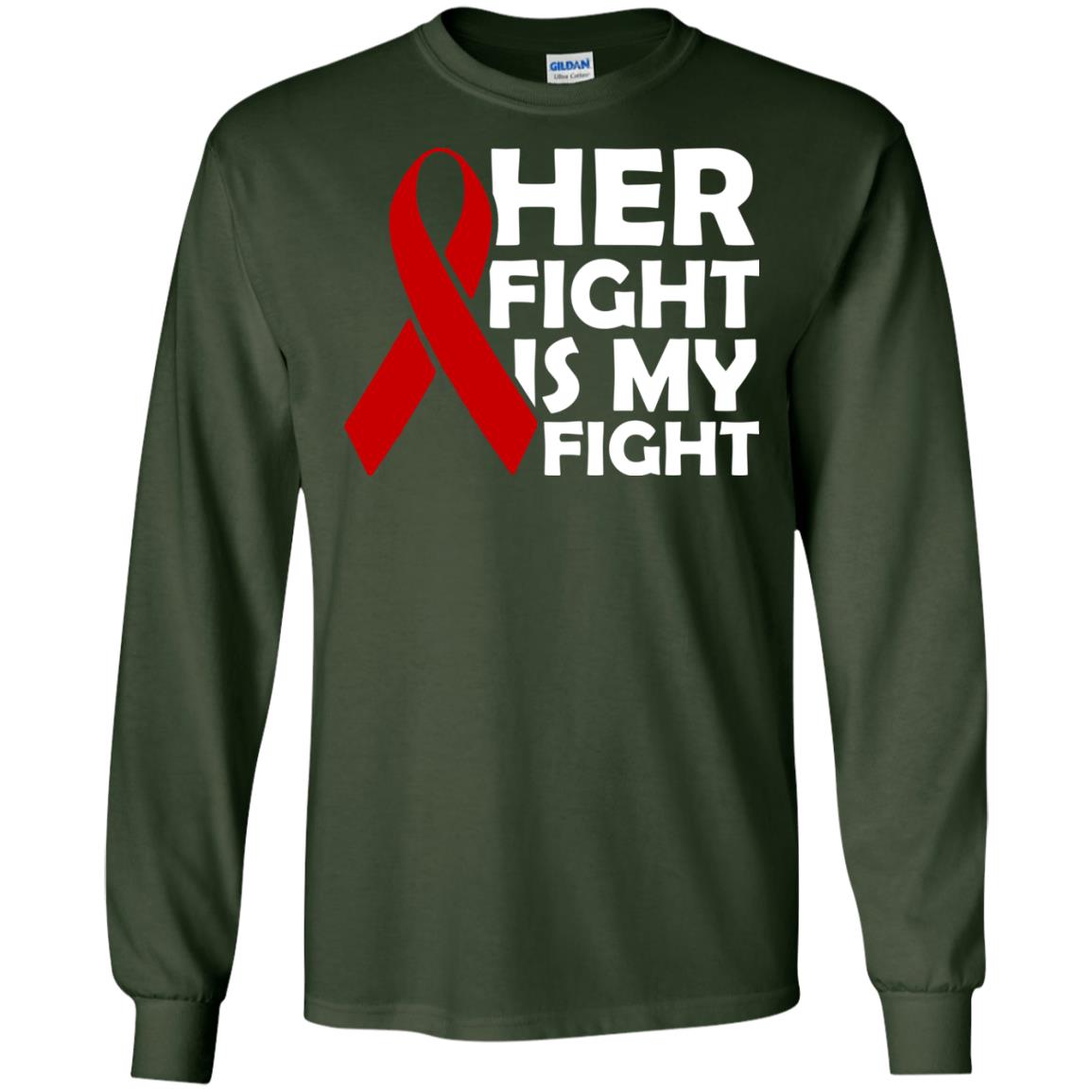 Her Fight Is My Fight Forest Green