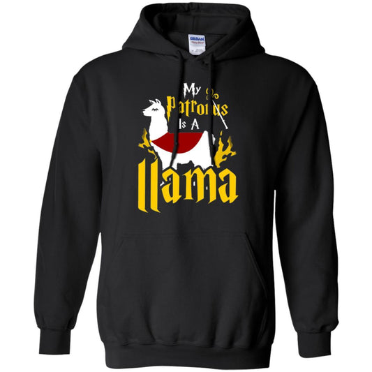 My Patronus Is A Llama T-shirt Black
