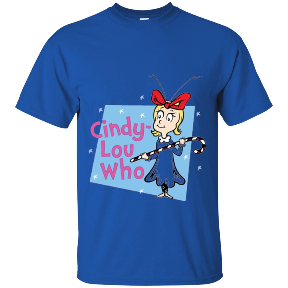 Dr. Seuss Cindy-lou Who Book Lover T-shirt Royal