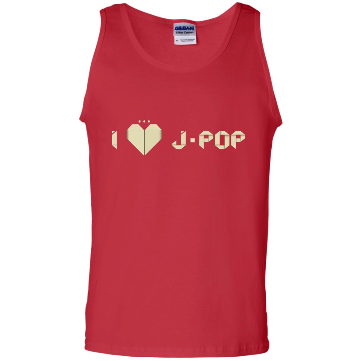 I Love J-pop T-shirt Red