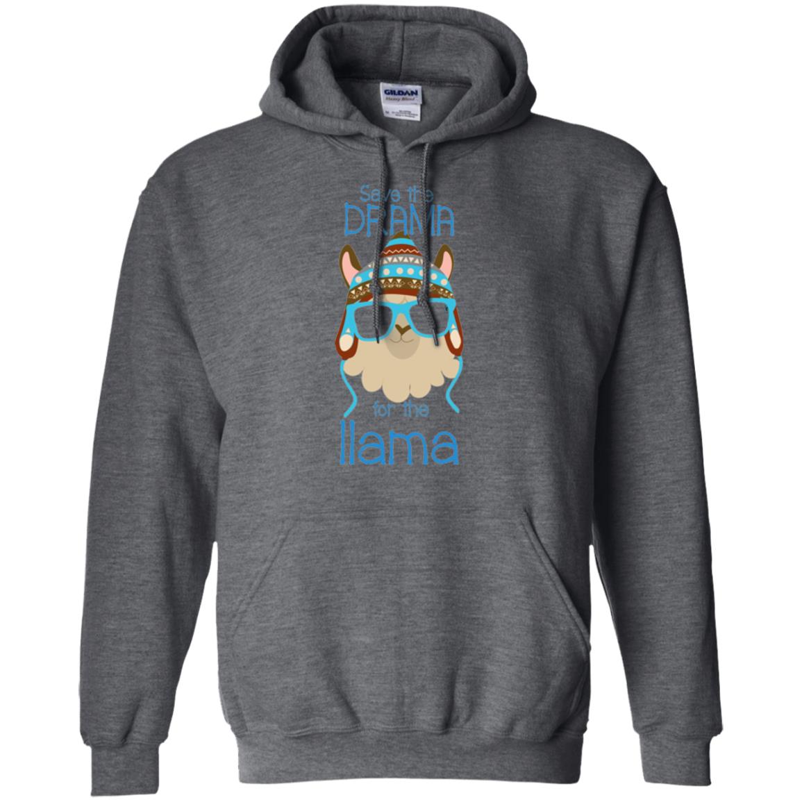 Llama Lovers T-shirt Save The Drama For The Llama Dark Heather
