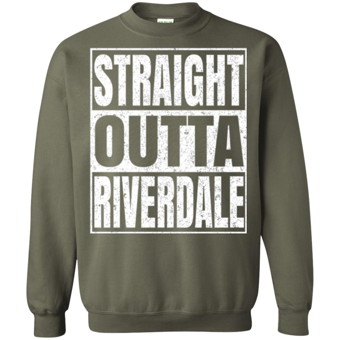 United States T-shirt Straight Outta Riverdale Military Green