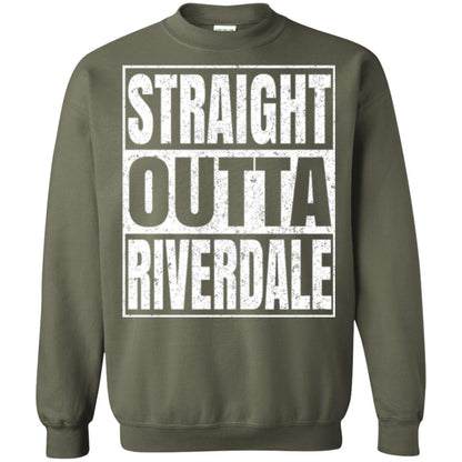 United States T-shirt Straight Outta Riverdale Military Green