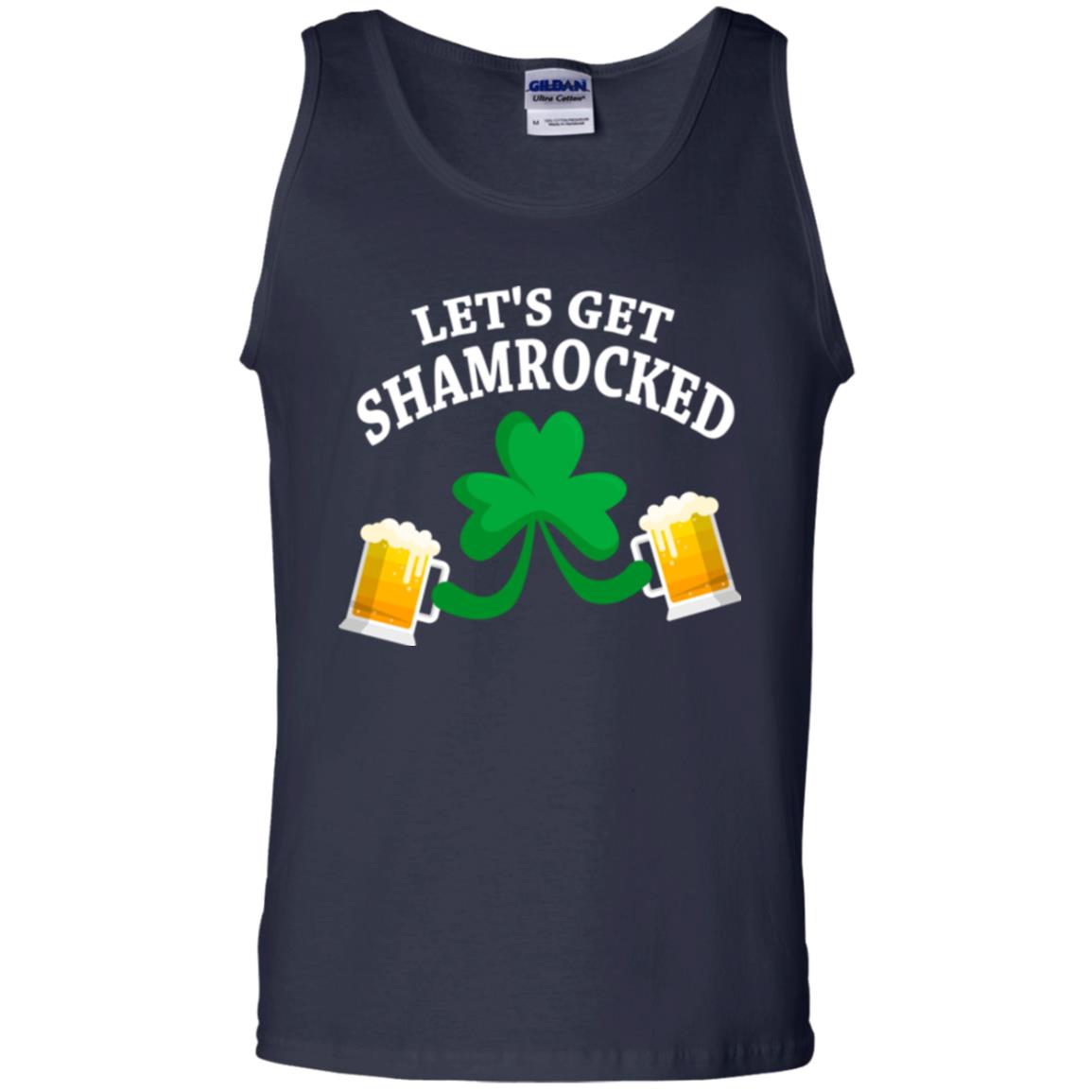 Patrick_s Day T-shirt Let_s Get Shamrocked Navy