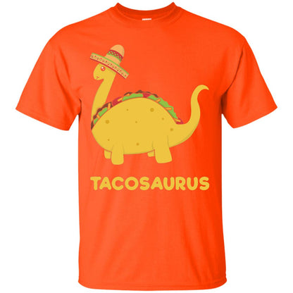 Cinco De Mayo Tacosaurus Taco Dinosaur Lover Shirt Orange
