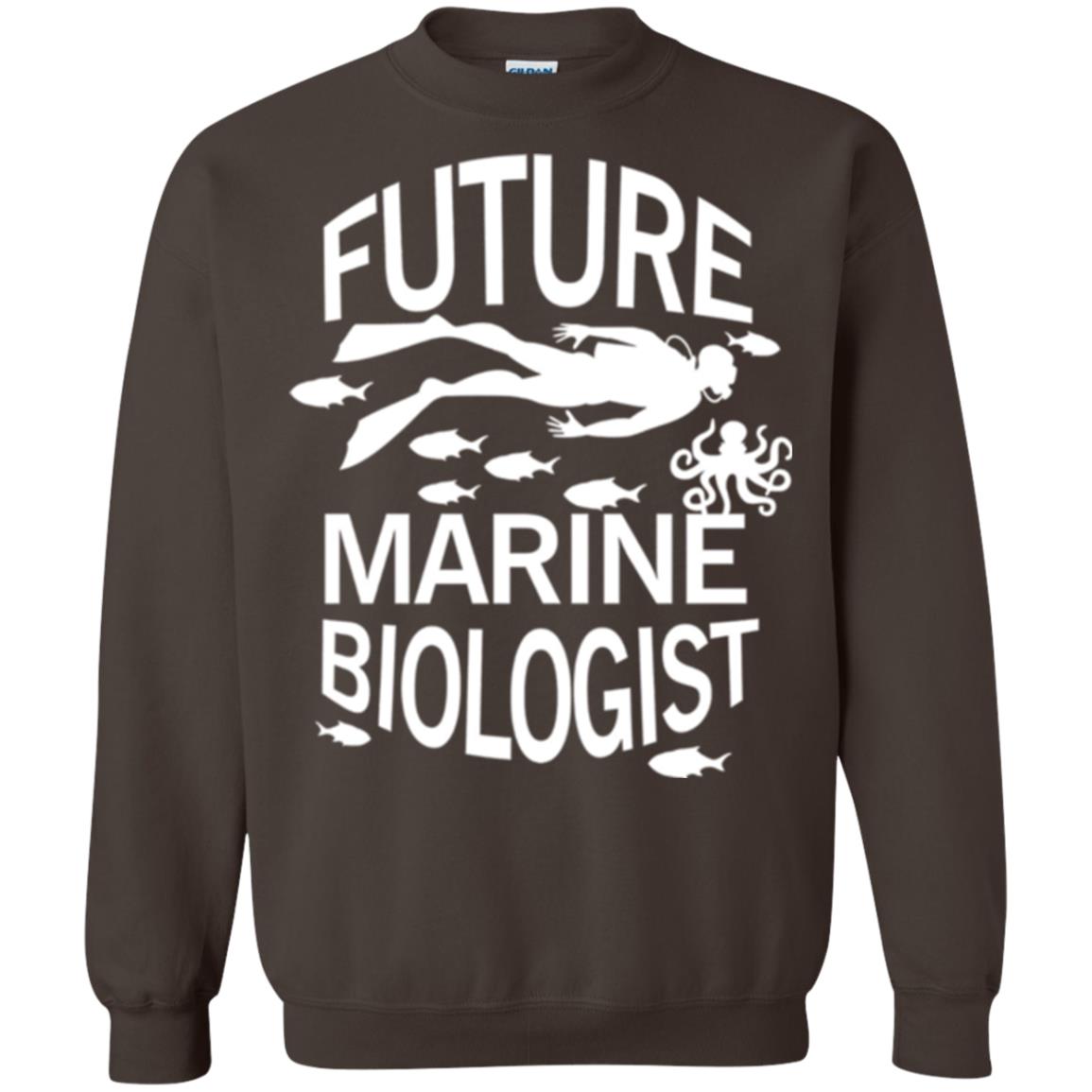 Cute Marine Biologist T-shirt Dark Chocolate