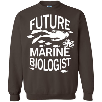 Cute Marine Biologist T-shirt Dark Chocolate