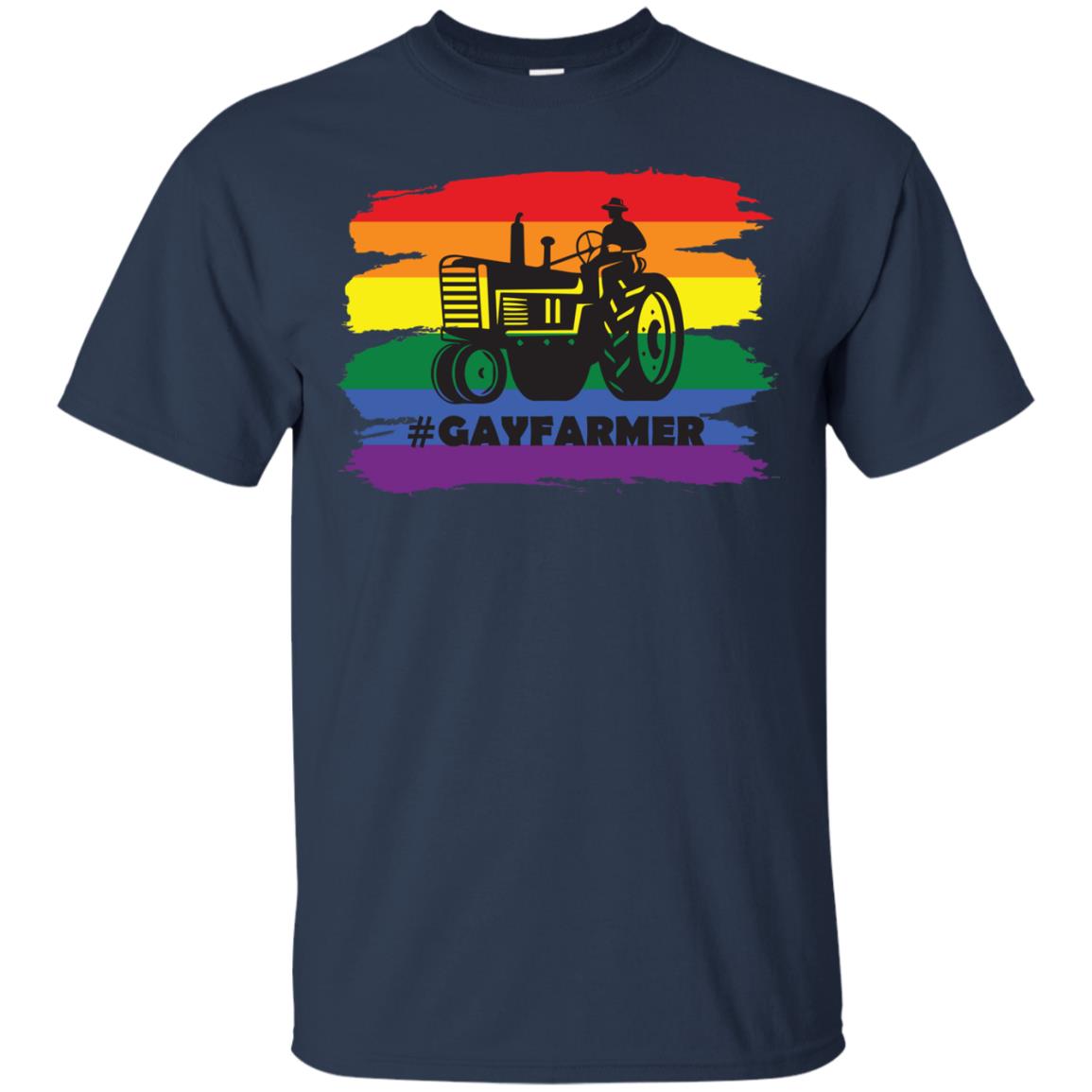 Hashtag Gay Farmer Lgbt Pride Month 2018 Shirt Navy