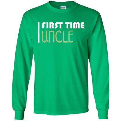 First Time Uncle New Uncle Shirt Irish Green