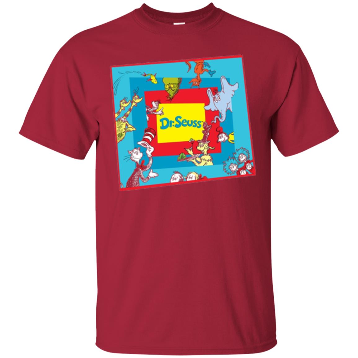 Dr. Seuss Character National Wear Red Day T-shirt Cardinal