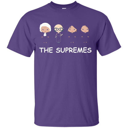 The Supremes Ruth Bader Ginsburg Music Fan T-shirt Purple