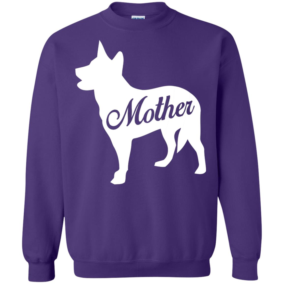 American Cattle Dog Mom T-shirt Purple