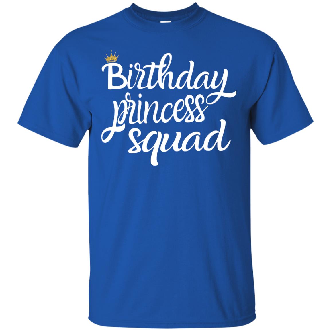 Birthday T-shirt Princess Squad Royal