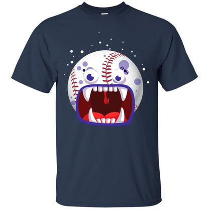 Baseball Halloween Shirt Navy