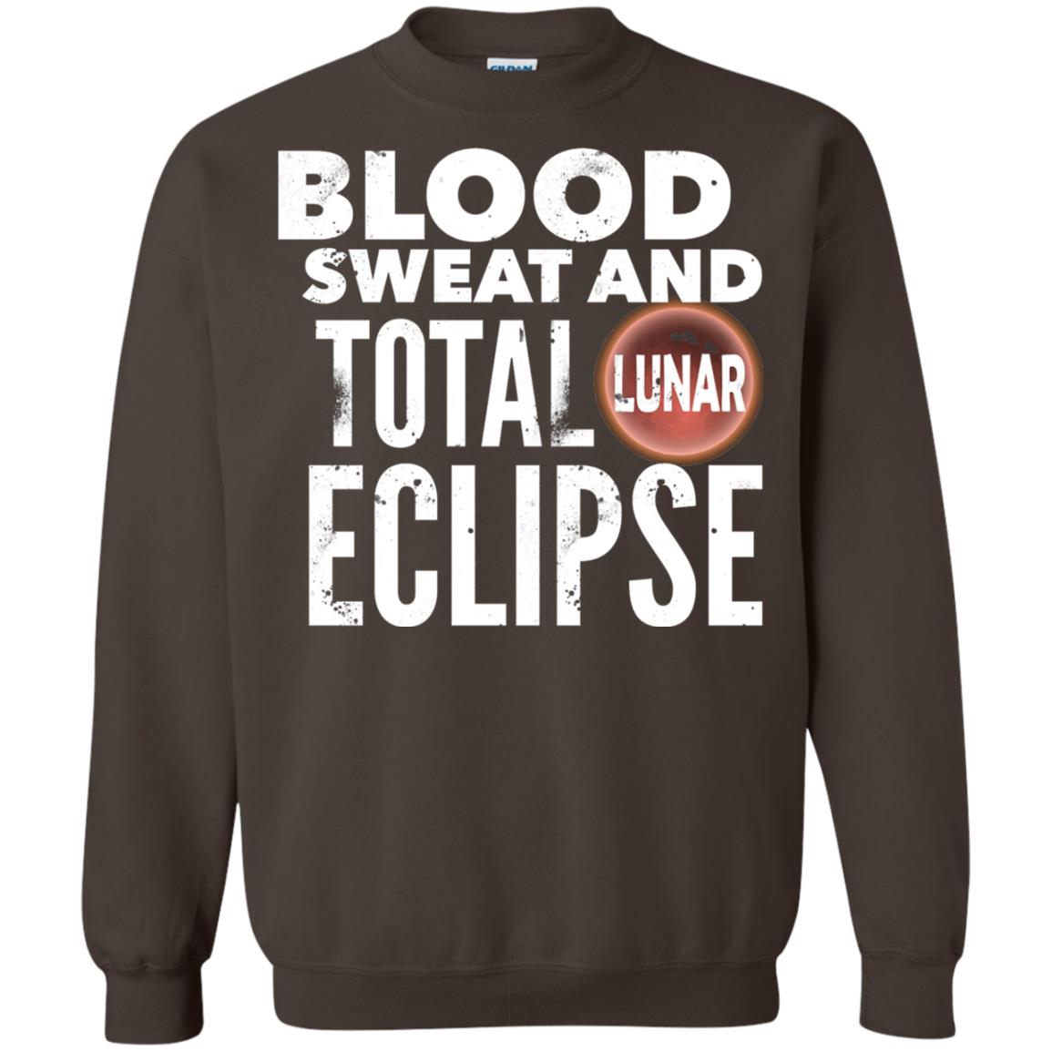 Total Lunar Eclipse 2018 Blood Sweat T-shirt Dark Chocolate