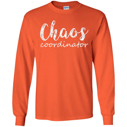 Chaos Coordinator T-shirt Mothers Day Gift Shirt Orange