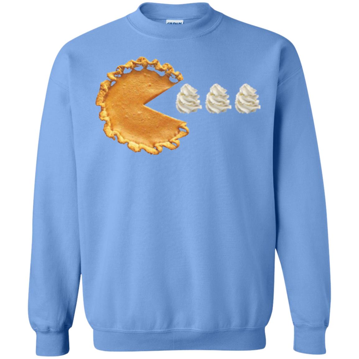 Pumpkin Pie Thanksgiving T-shirt Carolina Blue