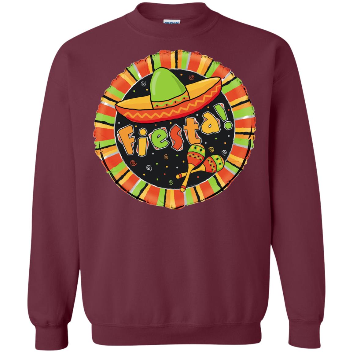 Fiesta Cinco De Mayo Mexican Festival Shirt Maroon